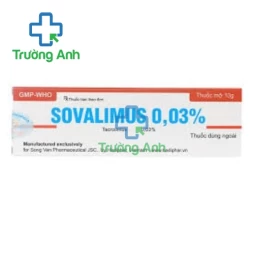 Sovalimus 0.03 - Thuốc điều trị chàm thể tạng hiệu quả